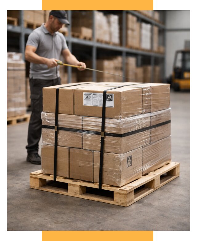 Упаковка и паллетирование грузов от 3637 р. | СетСервис-Бор