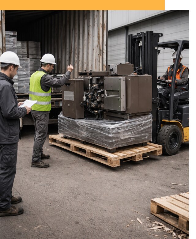 Доставка промышленного оборудования из Европы от 46755