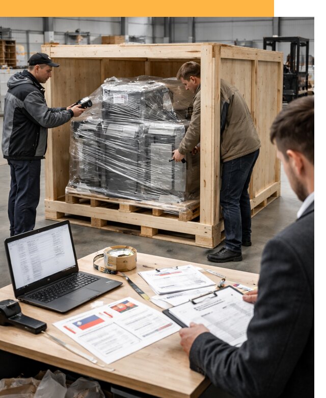 Доставка промышленного оборудования из США от 67535 руб