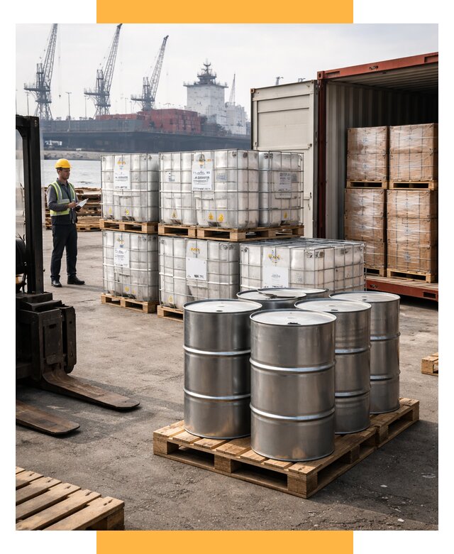 Доставка химического сырья из Индии от 259750 р. | СетСервис-Бор