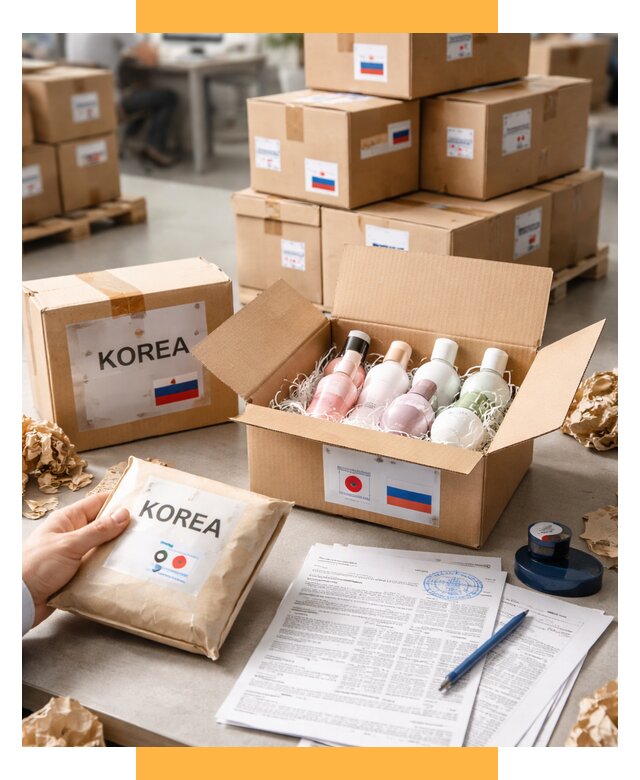 Доставка косметики из Кореи от 8832 р. под ключ | СетСервис-Бор