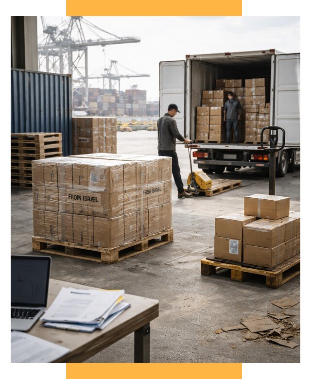 Доставка грузов из Израиля от 15585 р., логистика от СетСервис-Бор