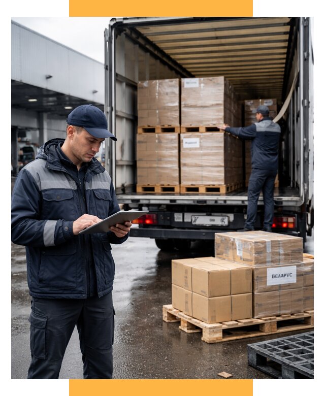 Доставка грузов из Беларуси от 15585 р. логистика СетСервис-Бор