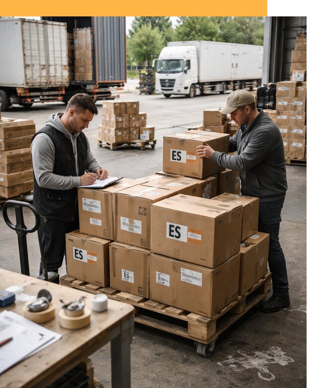 Доставка грузов в Испанию автотранспортом от 36365 руб