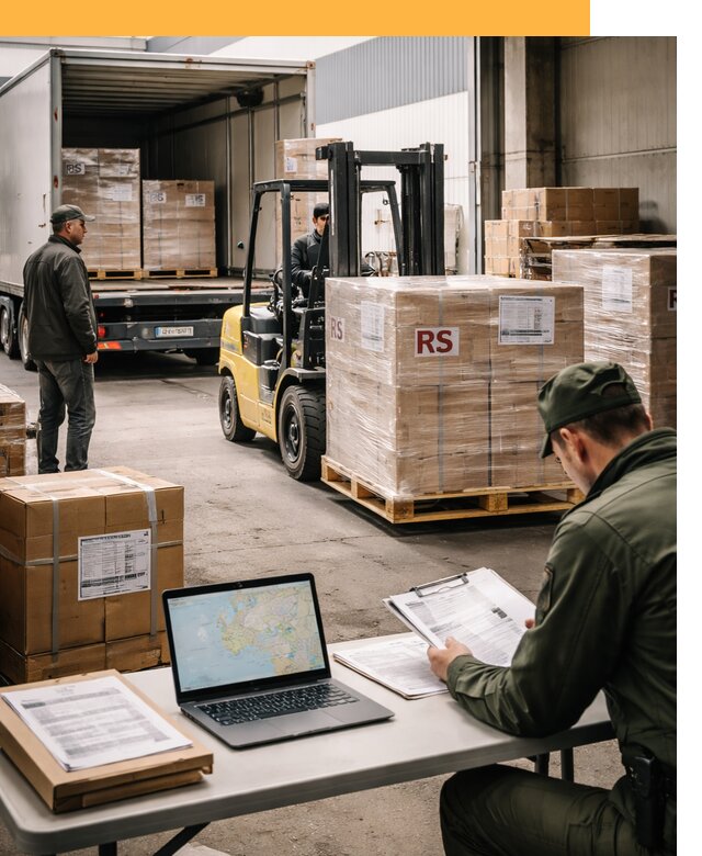 Доставка грузов в Сербию от 46755 руб, международные перевозки