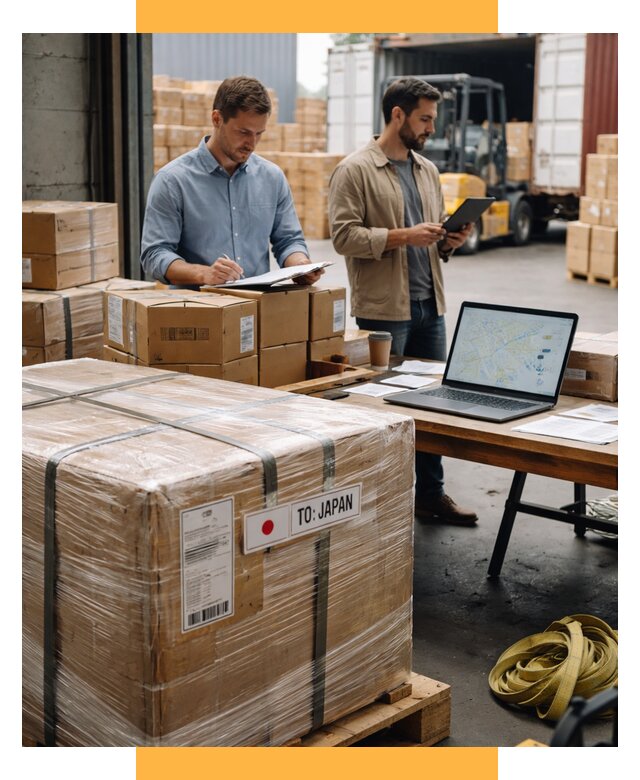 Доставка грузов в Японию от 25975 р., логистика СетСервис-Бор