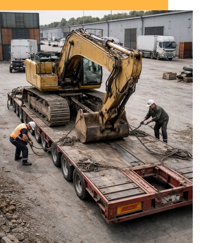 Перевозка спецтехники по России и миру от 46755 руб