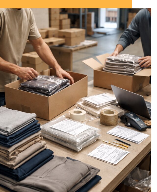 Перевозка одежды по миру от 7793 руб. с таможенным оформлением