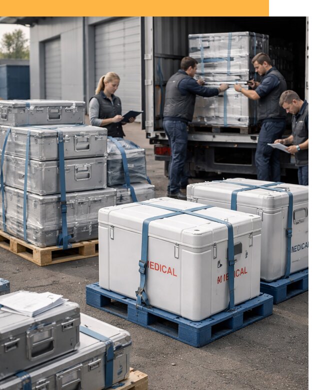 Перевозка медицинского оборудования по всему миру от 15585 руб