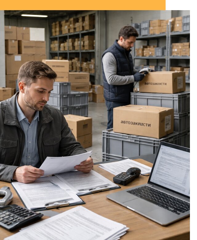 Таможенное оформление автозапчастей по выгодным тарифам от 8832