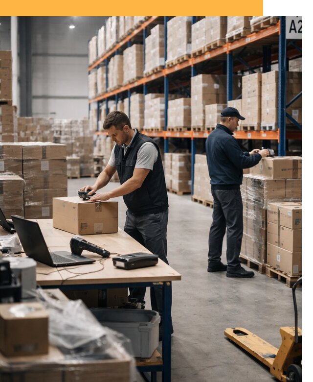 Склад консолидации в Европе: хранение, сортировка от 6754